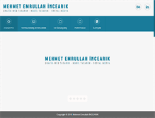 Tablet Screenshot of emrullahincearik.com